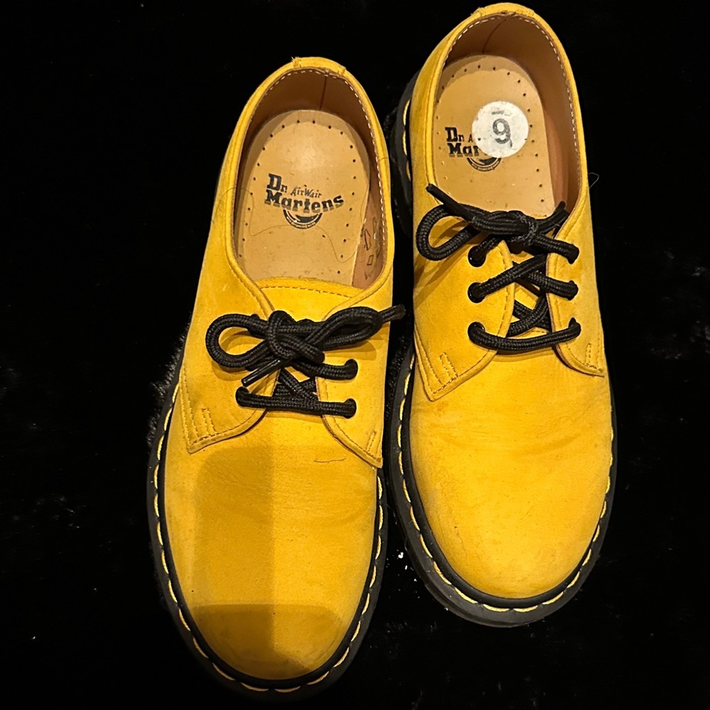 Dr. Martens Yellow womens Shoes - Picture 2 of 8